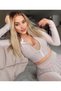 | 3D Sculpt Crop Top | High-Stretch Nylon | Women | XS-L - 5