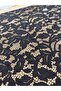 Black Floral Patterned Lace Fabric – Dressmaking & a Piped K 140 cm - 3