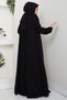 Cape Detailed Ferace Black Hm2867 - 5