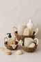 Naturalhome 3-Piece Wicker Basket Set – Bathroom, Kitchen, and Decorative Organizing Baskets, Handwoven with Handles - 2