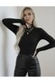 Finger Detailed Women's Bodysuit – Long Sleeve Set of 2 |   Flexible and Soft Fabric |   2 Pack - 2