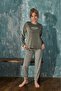 Girls' Velvet Fabric Pajama Set - 2