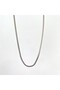 Steel Italian Chain Necklace Short Length-45 cm - 3