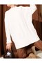Embossed Patterned Knitwear Tunic Sweater - 2