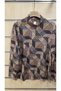 Half Turtleneck Patterned Combed Cotton Blouse - 4