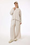 5712 - Stylish Comfortable Soft Textured Women's Blouse Pants Set - 3
