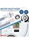 Universal Washing Machine and Dishwasher Inlet Hose - Cold & Hot Water Fill Pipe (3M) - 4