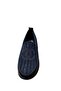 Women's Patent Leather Stone Wedge Heel Shoes - 5