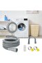 Washing Machine Drain Hose - Universal Replacement Drainage Pipe (1.5 m) - 7
