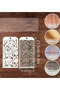 1Pc Stencil Painting Template Scrapbook Wood Fabric Wall Painting - 3