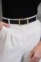 Gold Buckle Trouser Belt Shirt Belt Coat Belt Dress Belt Waist Belt - 4