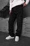 Men's Black Stone Baggy Pants