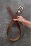 Square Gold Buckle Women's Belt Trouser Belt Dress Belt Waist Belt Body Belt Shirt Belt - 3