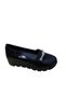 Women's Wedge Heel Patent Leather Stone Shoes