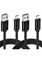 كابل USB-C بطول 1 متر متوافق مع PS5 DualSense و Xbox Series X/S و Nintendo Switch