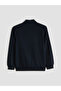 Zippered Stand Collar Men's Sweatshirt - 6