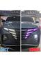 Hyundai Tucson Daytime Running Light Sticker Set Purple 2021-2024 - 2