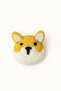 Handmade Felt Figure Brooch Buckle Crown Ornament – Cute Felt Accessory 86