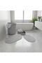 Straw / Jute 5 Piece Gray Bath Mat Set |   Dirty Laundry Basket |   Oval Baskets - 6