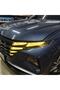 Hyundai Tucson Daytime Running Light Sticker Set Yellow 2021-2024 - 4
