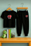 100% Cotton Children's Tracksuit & T-Shirt Combination |   Red Boxing Gloves Printed |   Comfortable Fit Fancy Trend