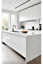 Glossy White Adhesive Foil Kitchen Cabinet and Furniture Covering Foil 75cm X 8Mt - 2