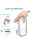 8 Pack Glass Meal Prep Containers with Leak Proof Locking Lids - 4