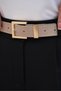 Suede/Square Bridge Buckle Women's Belt Coat Belt Trouser Belt,Suede Belt