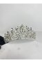 Silver Crystal Crown Bridal Crown & Birthday Crown - 3