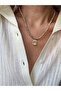 Letter S Mix Color Dorika Necklace - 3