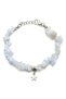 Chalcedony Stone Bracelet – Luck, Calm and Communication Energy |   Certified Natural Stone | - 2