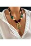 Leopard Necklace with Fish Accessories-Bandana Necklace-Fular Necklace - 2