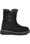 25C.Buckle Black & Powder Zippered Long Girls' Boots - 2