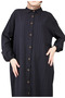 Zenne Long Tunic with Buttons and Elasticated Sleeves, Long Tunic, Islamic Clothing - 5