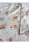 Girl Boy Child Baby Long Sleeve Snap Fastener Bodysuit-Badi 100% Organic Cotton 3.5-4-5-6 Years Old - 7
