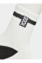 Pack of 3 - Contrast Detail Cuff Crew Socks - 3