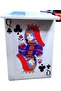 Giant Playing Card Side Table, Creative Card Deck Furniture for Home, Office & Game Rooms - 2