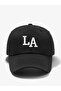 Black Slogan Embroidery Baseball Cap