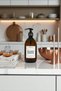 2-Pack Amber Bottles with Wooden Stand Kitchen Cleaner and Dish Soap 500ml Amber Glass Bottle 2 Pieces - 5
