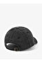 Grey Graphic Print Baseball Cap - 3