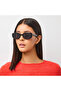 48MM Grey Oval Sunglasses BLA-000309-0107 - 5