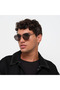 COSMO 54 MM Black Geometric Sunglasses - 5