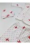 3-Piece Bow Patterned Beret 100% Cotton Baby Girl Newborn Bodysuit Set - 5