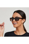 THAT'S WOW Brown Lens 51 mm Rectangle Sunglasses - 5