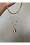 Steel Double Minimal Necklace Set - 2