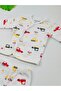 3-Piece Scoop Patterned 100% Cotton Beret Baby Boy Newborn Bodysuit Set - 7