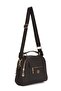 Women's Fabric Long-Strap Hand and Shoulder Bag - 7