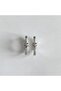 Stone Heart Clip Earrings