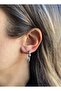 Stone Heart Clip Earrings - 2