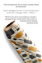 Modern Abstract Patterned Black-Orange Cotton Lined Thick Rashel Upholstery Fabric 140cm Width - 5